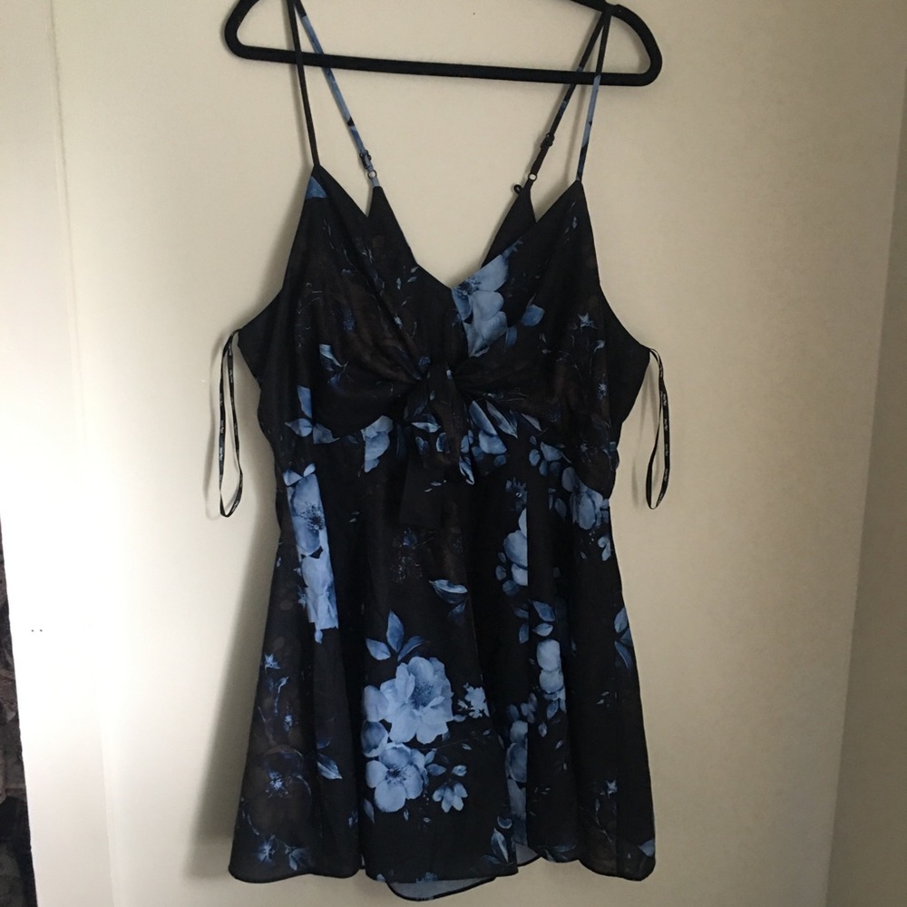City Chic Floral Romper Sz 16